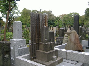 Tombstone and sotoba